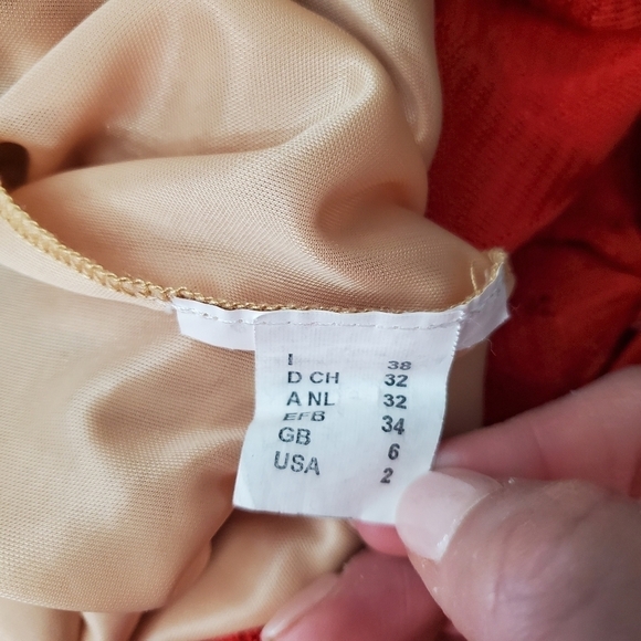 M by Missoni Red Zig Zag Bow knit Dress - Picture 10 of 10